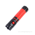 Rubber Handle Aluminum Zoomable COB Working Light Flashlight
